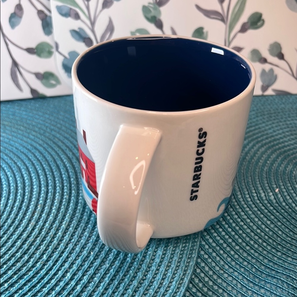 Starbucks You are Here Collection Blue White I Virginia Mug with Coastal Design - Picture 14 of 16